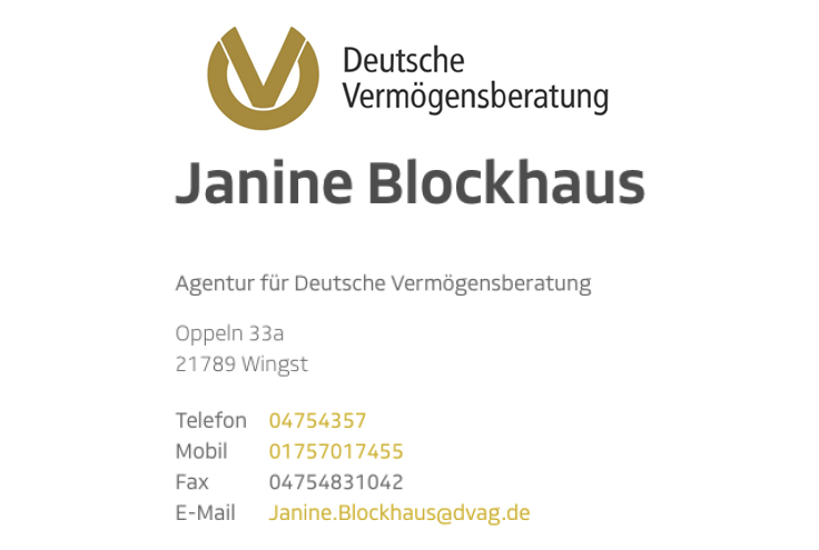 Deutsche Vermögensberatung Janine Blockhaus